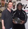David April with Ira Tucker of Dixie Hummingbirds